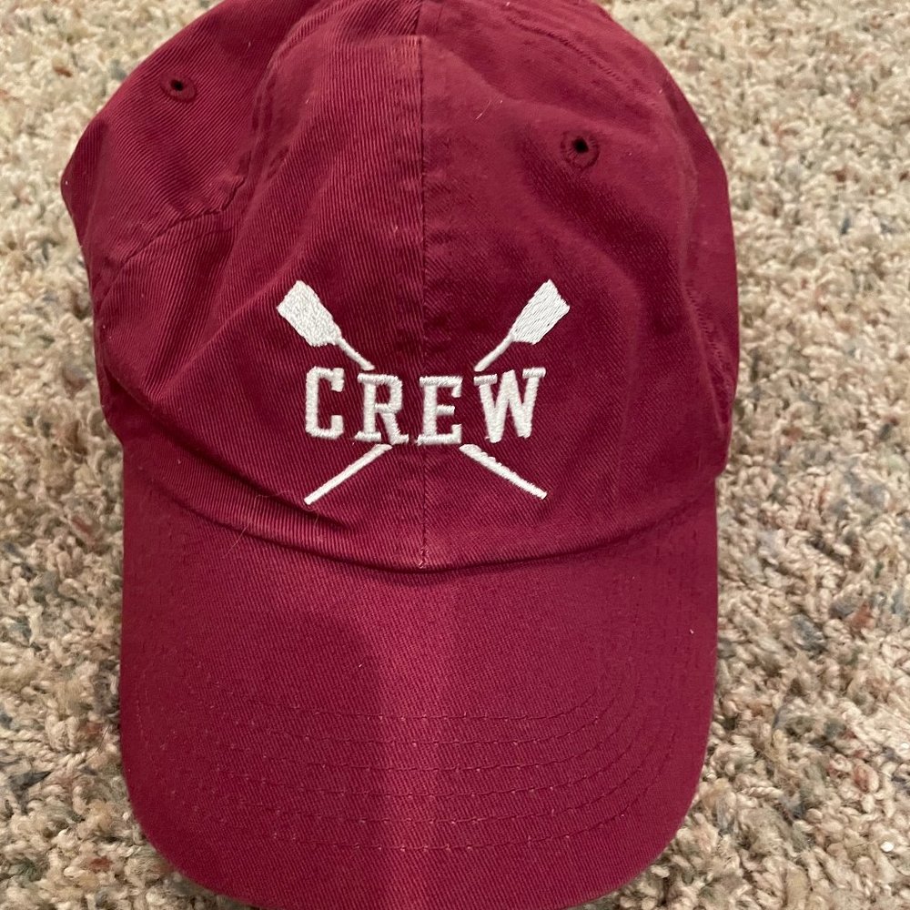 Burgundy Baseball Cap (Crew/Rowing)